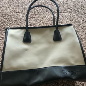 NEW Taupe and Black Tote